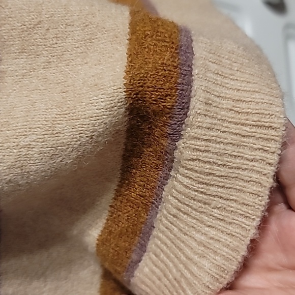 Madewell Westlake Striped Pullover Sweater Womens Small Multi Coziest Yarn Comfy - Picture 10 of 11